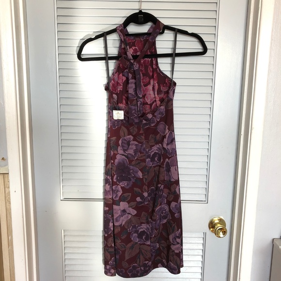 90s Vintage fitted floral dress - Picture 4 of 5